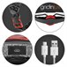 Casco Safe&Go Negro L patinete bici Movilidad Urbana Luz LED frontal y trasera Gridinlux Blanco