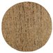 Alfombra de yute/lana 180x180 Natural