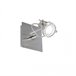 Aplique Pared Metal Serie Olbia Niquel