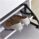 Armario de Zapatos MDF y Plásctico HOMCOM 60 Blanco