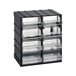 Armario multiusos 2 puertas en PVC Antracita