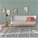 Alfombra decorativa RUSG&RUGS RANIA 140x200 Multicolor