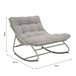Sillón de jardín ROCKY color beige Blanco