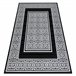 Alfombra GLOSS moderno elegante marco griego 200x290 Gris