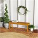 Banco de Jardín Madera de Pino Outsunny Marron
