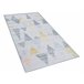 Beliani Alfombra de pelo corto YAYLA 80x150 Gris Claro