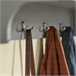 Perchero de Pared con 4 Ganchos FHK28-HG SoBuy Gris