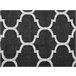 Beliani Alfombra de exterior ALADANA 140x200 Negro