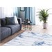 Beliani Alfombra de pelo corto BURDUR 160x230 Azul