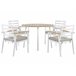 Beliani Conjunto de comedor CAVOLI Beige