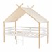 Cama infantil Surnadal con colchón pino Blanco/ Madera