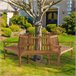 Banco de jardín - Sonja - Madera 250x250 Marron