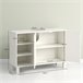 Mueble bajo Lavabo MDF, Melamina de Madera HOMCOM, hogar - baño Crudo