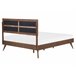 Beliani Cama con somier MDF POISSY 167x202 Gris