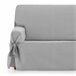 Protector Cubre Sofá Sillón Liso Royale Lazos 1 Plaza Gris Oscuro