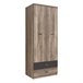 Armario 2 puertas 2 cajones Abel Madera