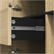 Alacena de Cocina Melamina de Madera HOMCOM Marron