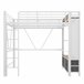 Cama alta para niños 95x227 Cama alta para niños 95x227 Blanco