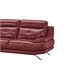Chaise longue de piel HAWAI Chaise longue de piel HAWAI Rojo