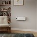 Calentador Eléctrico Pared ABS, PA HOMCOM, hogar - climatización Blanco