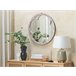 Beliani Espejo decorativo MONCLOVA Marron