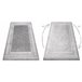 Alfombra MATEO 8033/644 Moderna griego marco estructural 80x150 Gris