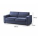 Sofá fixo de 2 lugares em tecido Sofá fixo de 2 lugares em tecido Azul