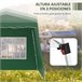 Carpa Plegable Tela Oxford, Acero Outsunny 289x289 Blanco