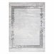 Alfombra LIRA E1473 Marco griego vintage estructural moderna 160x220 Gris