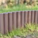 [casa.pro] Empalizada para jardín - Set de 10 unidades Marron