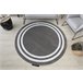Alfombra HAMPTON cadre círculo 120x120 Gris
