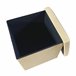 Puff Ottoman de Almacenaje Cuadrado Plegable Beige