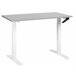 Beliani Escritorio ajustable DESTIN III 120x72 Gris Claro