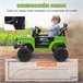 Carro Eléctrico Infantil Plástico, Metal AIYAPLAY Verde