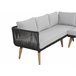 Beliani Conjunto de jardín ALCAMO Crema