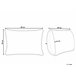 Beliani Almohada TRIGLAV Blanco