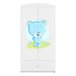 Armario 2 puertas 1 cajón Kocot Kids Babydream Osito Blanco