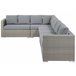 Beliani Conjunto longue XXL Beige