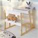 Escritorio pupitre con silla Natural/ Blanco