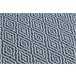 Alfombra CASA ECO sisal BOHO Diamantes 22084 75x150 Azul