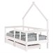 Estructura De Cama Infantil 146x75 Blanco
