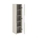 Conjunto de muebles con lavabo individual 2 puertas y columna Daria 60 Beige