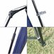 Cenador de jardín con LED Barendrecht con módulo solar [pro.tec] 250x250 Azul