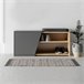 Banco FIONA 104x47 Gris/ Madera