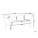 Beliani Chaise longue Terciopelo NANTILLY Rojo