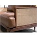 ANGEL CERDA Sofá 3 plazas piel marrón Nogal