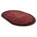 Alfombra de lana POLONIA oval SAMARKAND 200x300 Rojo