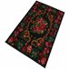 Alfombra De 120 X 180Cm 180x120 Negro