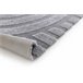 Alfombra con relieve de estilo escandinavo SNOWY - ATTICGO 80x150 Gris