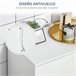 Armario de Baño MDF kleankin, hogar - baño 60 Blanco